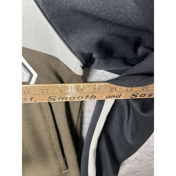 Volcom Sweatshirt Mens Medium Black Track Jacket Sweater Knit Full Zip Casual - Picture 10 of 11